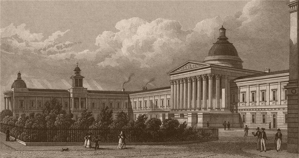 BLOOMSBURY. 'London University' (University College London). SHEPHERD 1828